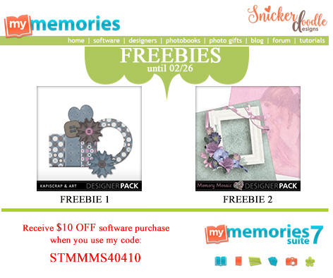 MyMemories Freebie SnickerdoodleDesigns