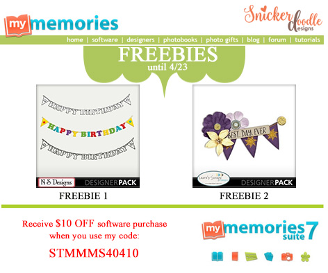 Freebie SnickerdoodleDesigns My Memories