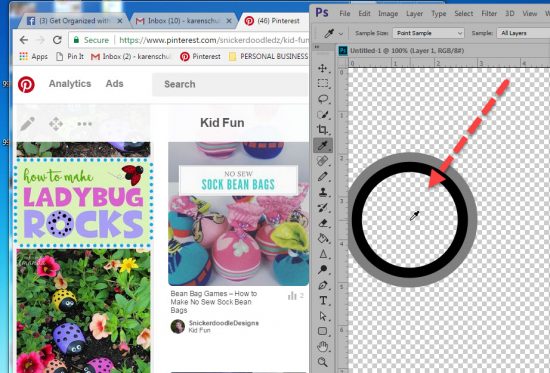Photoshop tutorial SnickerdoodleDesigns