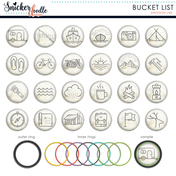 Bucket List SnickerdoodleDesigns
