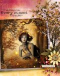 Harvest Sunset II Digital Scrapbook Kit by Karen Schulz Designs Digital Art Layout 36