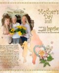 Mothers and Daughers Digital Scrapbook Kit Layout 04