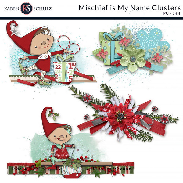 Mischief is My Name Clusters by Karen Schulz