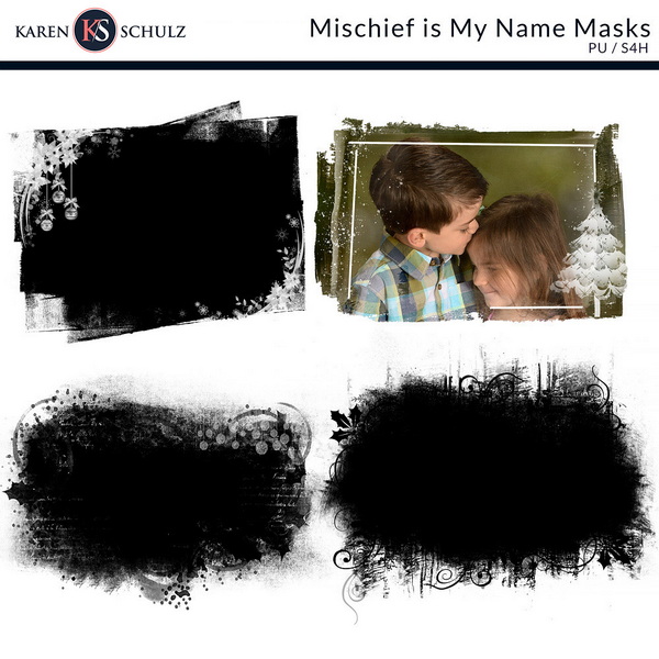 Mischief is My Name Masks by Karen Schulz