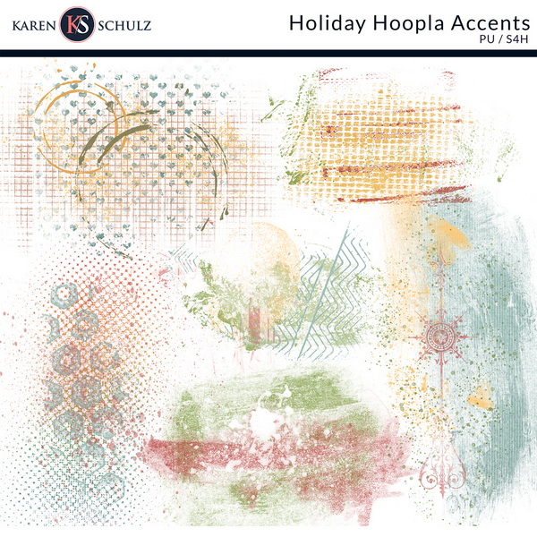 Holiday Hoopla Accents by Karen Schulz Designs