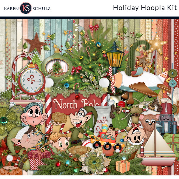 Holiday Hoopla Kit by Karen Schulz Designs