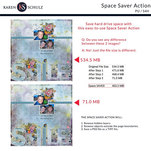Space Saver Action by Karen Schulz