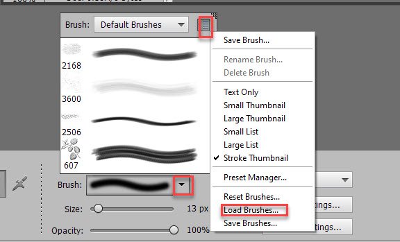 How to Load Brushes in Photoshop Elements