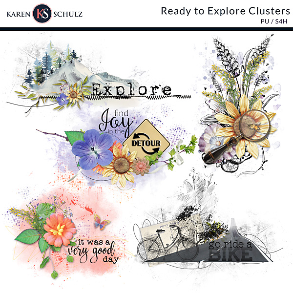 ready-to-explore-digital-scrapbooking-clusters-by-karen-schulz