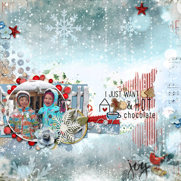 Santa Express by Karen Schulz Digital Art Layout by Renee-02