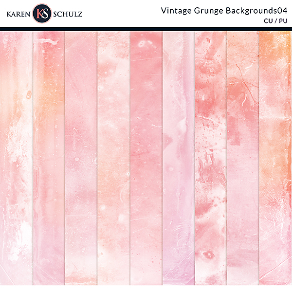 Vintage Grunge Backgrounds 04 Digital Scrapbook Papers Preview by Karen Schulz Designs