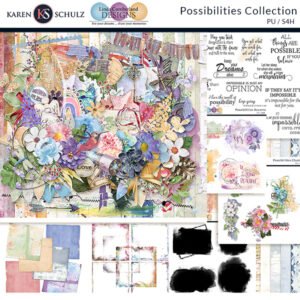 Possibilities Digital Scrapbook Collection Preview by Karen Schulz