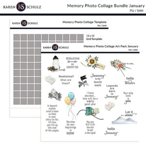 Memory-Photo-Collage-Bundle-January-Preview-Digital-Art-by-Karen-Schulz