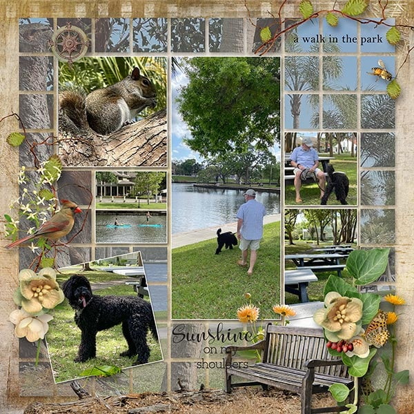 Memory Photo Collage March by Karen Schulz Designs Digital Art Layout_Layout 02 by Norma