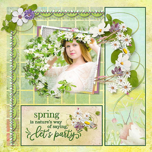 Memory Photo Collage Art Pack April by Karen Schulz Designs Digital Art Layout by Kay copy