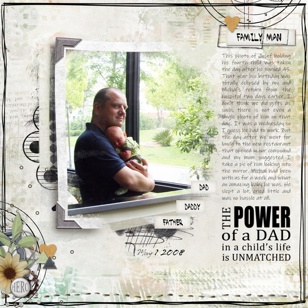 My Dad My Hero by Karen Schulz Designs Digital Art Layout 02 by Olga_2