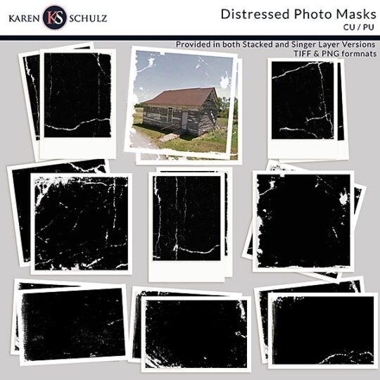 Distressed-Photo-Masks-Digital-Scrapbook-Masks-Preview-Karen-Schulz-Designs
