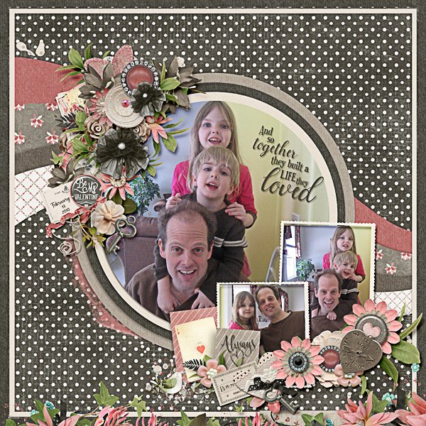 Heart to Heart by Karen Schulz Designs Digital Art Layout 01 by Annemarie