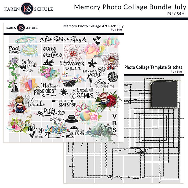 Memory-Photo-Collage-Bundle-July-Digital-Scrapbooking-Preview-Karen-Schulz-Designs