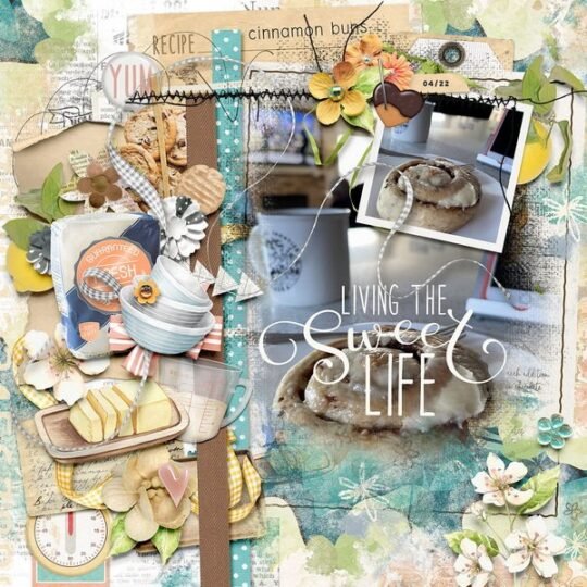 Favorite Family-Recipes by Karen Schulz Designs Digital Art Layout by Rae-OS 01