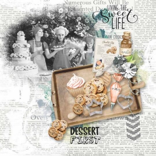 Favorite Family Recipes by Karen Schulz Designs Digital Art Layout by norma 02