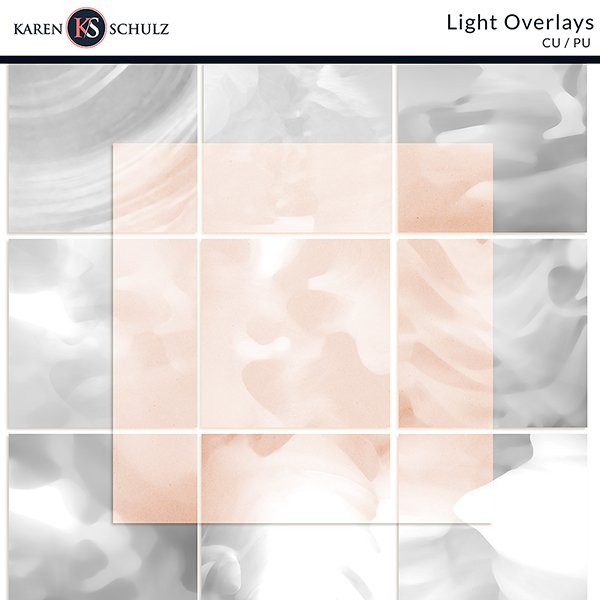 Light Overlays Digital Scrapbook Preview by Karen Schulz Designs
