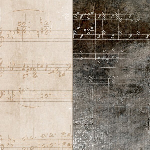 Vintage Music Papers Digital Scrapbook Detail Preview 03 by Karen Schulz Designs