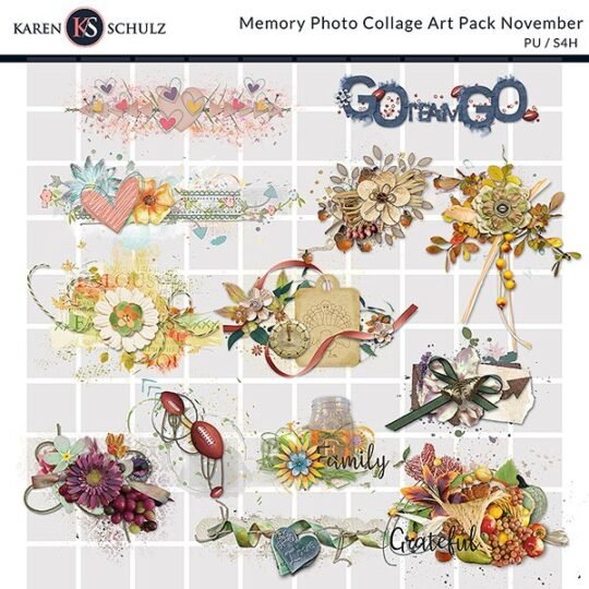 digital-scrapbooking-Memory-Photo-Collage-Art-Pack-November-Clusters-by-karen-schulz-designs