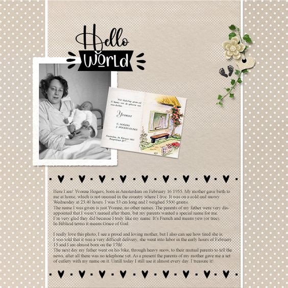 My Story by karen Schulz Designs Digital Art Layout 07