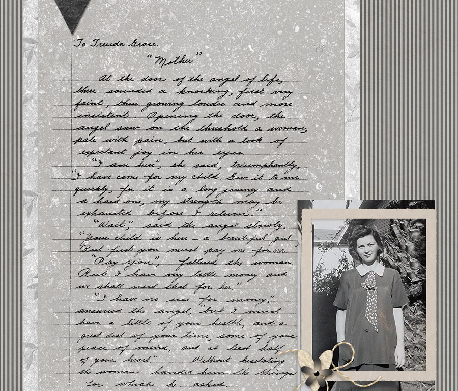 how to add handwriting to your scrapbook page by karen schulz designs image 02