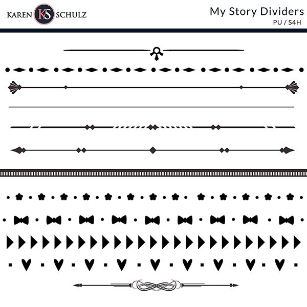 My Story Dividers - Karen Schulz %