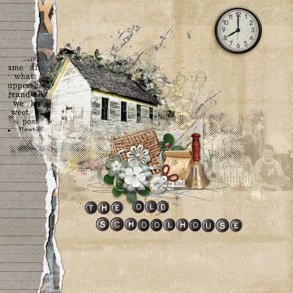 vintage school by karen schulz digital layout 01 by Anne-OS_2