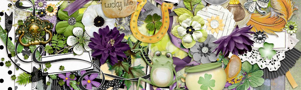 Lucky Me Digital Scrapbook Kit Karen Schulz Designs