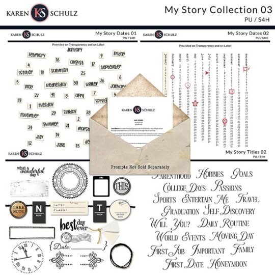 My Story digital scrapbooking karen schulz my story collection 03