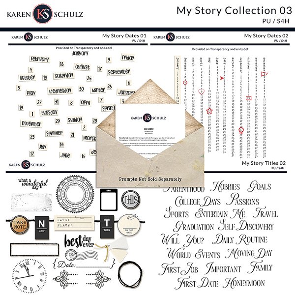 My Story digital scrapbooking karen schulz my story collection 03