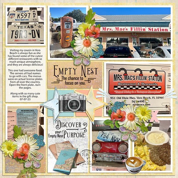 digital scrapboking empty nesters by karen schulz layout 03 by Michelle