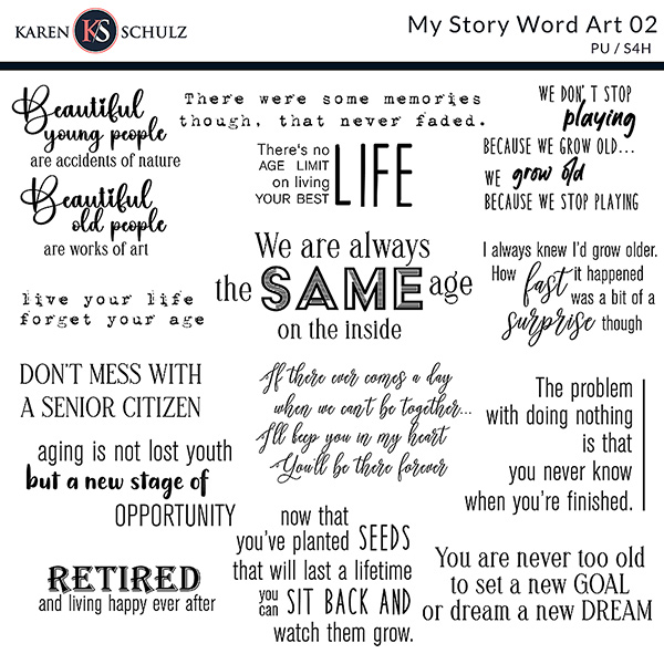 Word Art - Word Strips Archives - Karen Schulz