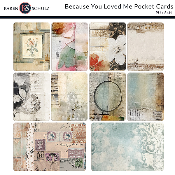 digital-scrapbooking-because-you-loved-me-pocket-cards-karen-schulz