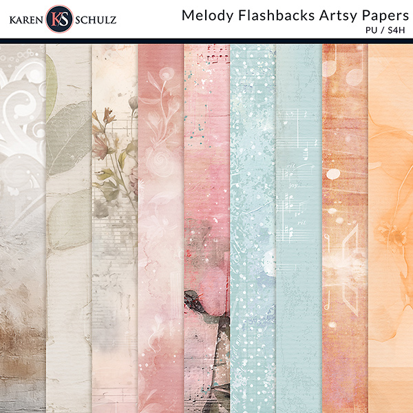 Arty Papers Preview by Karen Schulz Designs