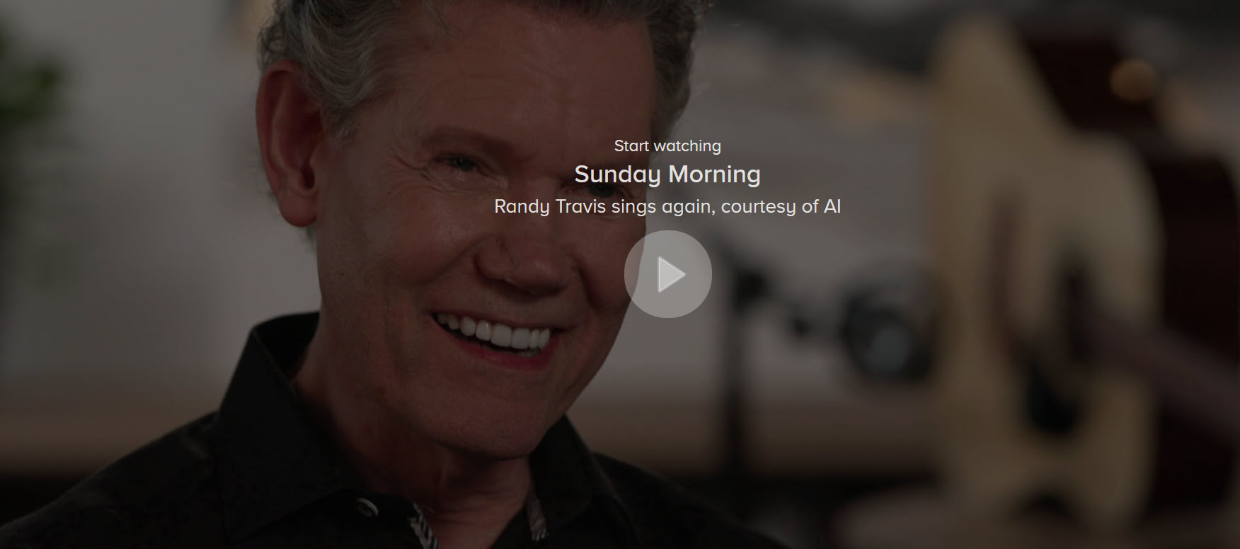 Sunday Morning Randy Travis sings again with AI
