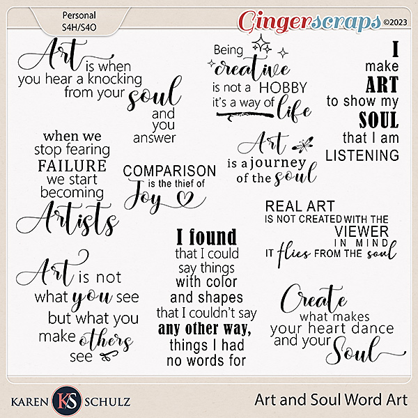 Art-and-Soul-Digital-Scrapbook-Word-art-Karen-Schluz