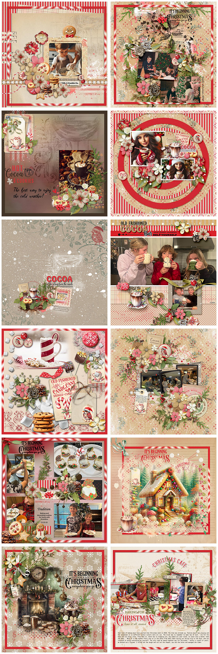 Cookies and Cocoa Party by Karen Schulz Digital Art Layouts 02