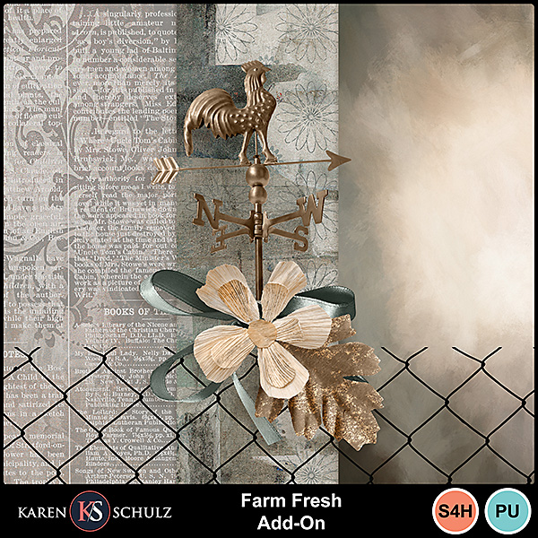 Farm Fresh Add On Digital Scrapbook Kit by Karen Schulz Designs