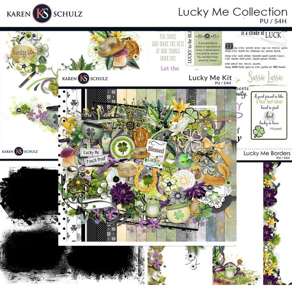 Lucky Me Digital Scrapbook Collection by Karen Schulz