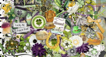 Lucky Me Digital Scrapbook Kit by Karen Schulz